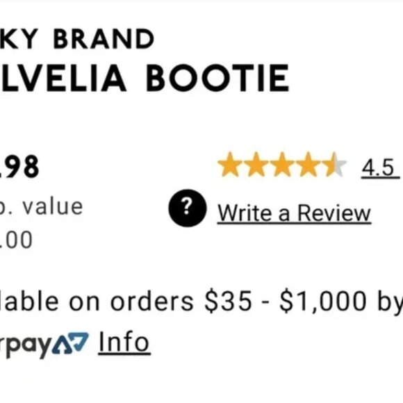 Lucky Brand Malvelia Brown Leather Stack Heel Size 7.5 Zip Booties Boots Ankle - Picture 13 of 13